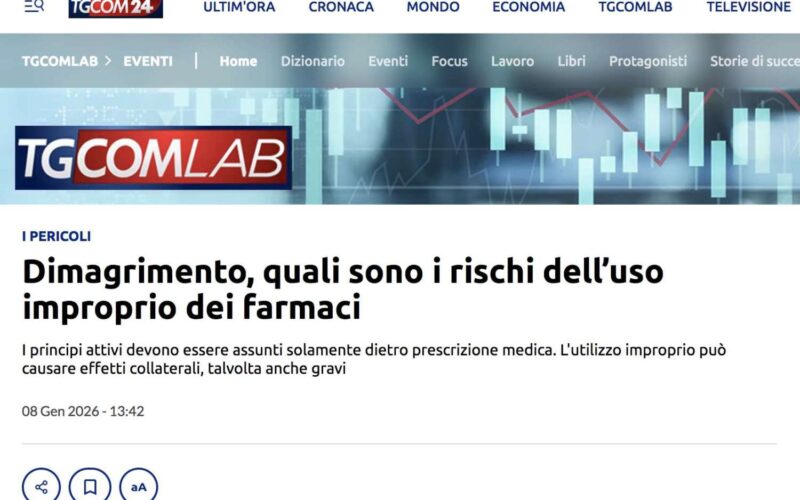 Articolo Del TGCOM Riguardante I Farmaci Dimagranti