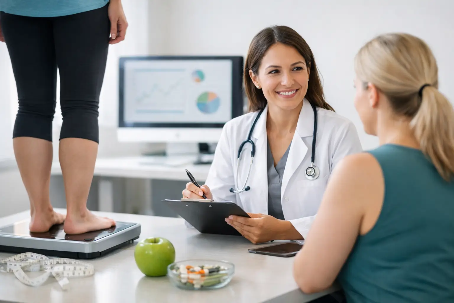 Guida alla perdita di peso con monitoraggio clinico