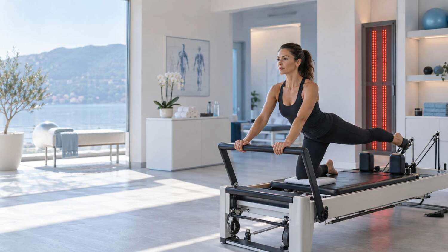 Allenamento Pilates Reformer in un centro VivereSnella a Milano